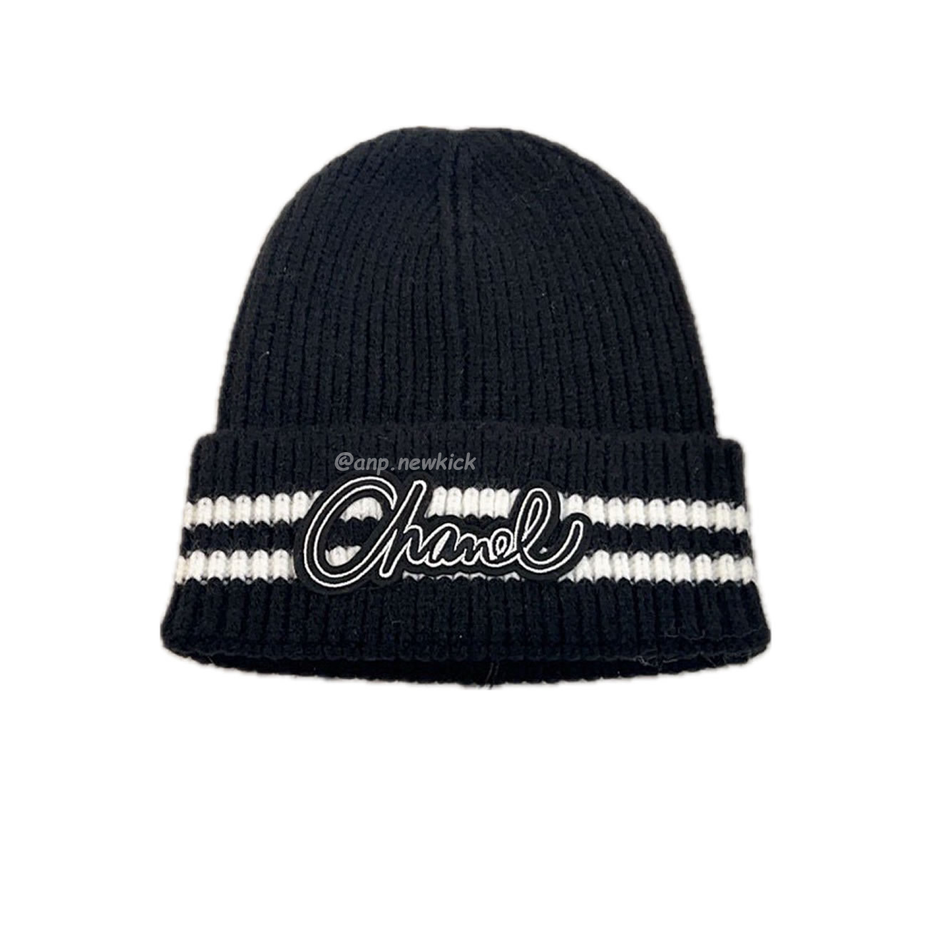 Chanel Knitted Cold Hat White Black Gray Brown (9) - newkick.vip